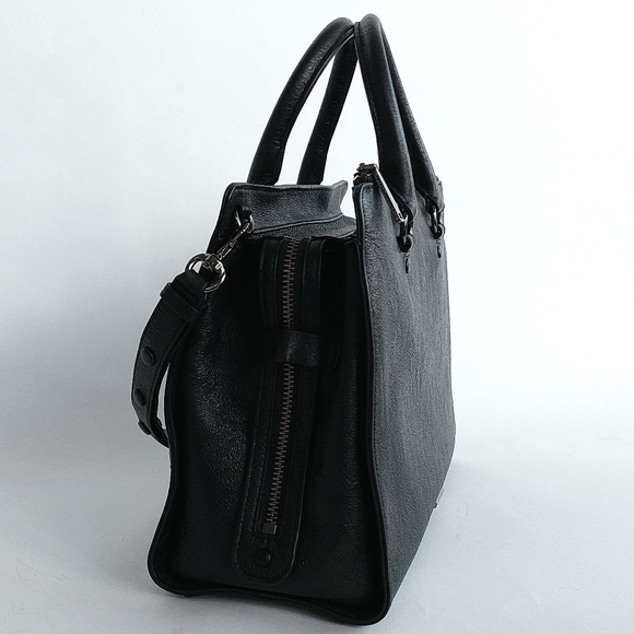 Rebecca Minkoff Jamie Large Leather Satchel Bag - Picture 8 of 16